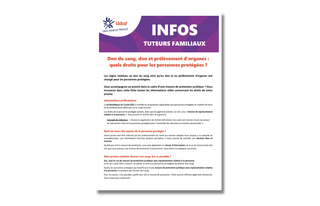 Fiche infos don du sang personne protégée